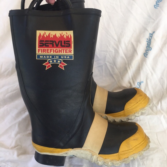 servus vintage firefighter steel toe boot - Picture 2 of 4